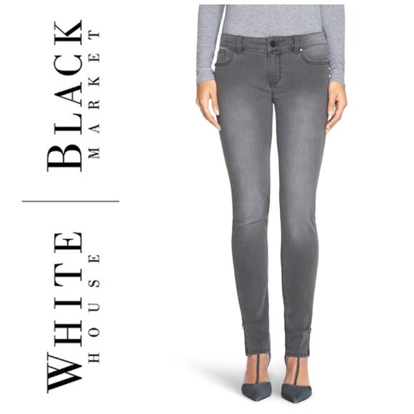 White House Black Market Denim - NWOT Grey Skimmer Jeans White House Black Market